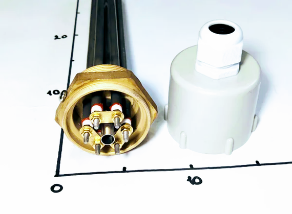 Блок ТЭНов 9000w с резьбой 2" 380V Kawai | Зображення 2