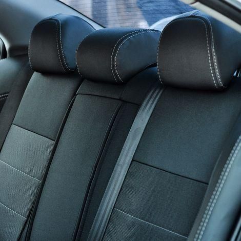 Чохли на сидіння з екошкіри та автотканини Chery Elara (A5, Fora, A21) A21FL 2010-2018 MW Brothers | Зображення 1