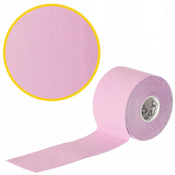 Стрічка кінезіологічна (кінезіо тейп) 4FIZJO 5 см x 5 м 4FJ0625 Light Pink (P-5907739316028) | Зображення 7