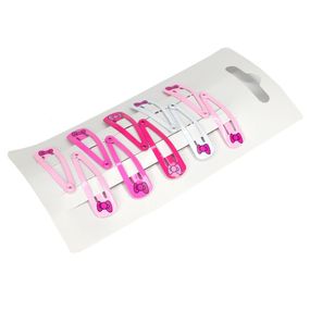 Затискач дитячий для волосся міні Бантики 0109-113, 10 шт