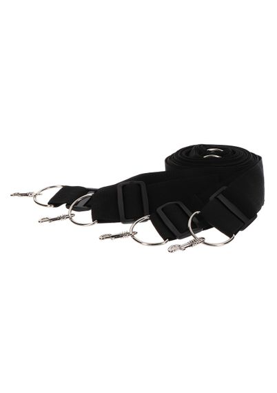 Фіксатори на ліжко з карабінами. чорні Bed Restraints Taboom sexstyle | Зображення 1