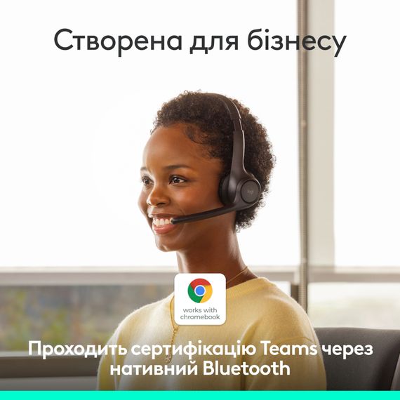 Навушники Logitech Zone 305 for Business Bluetooth Black (981-001458) | Зображення 8