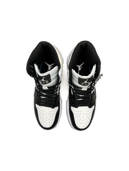 Жіночі кросівки N-ike Air Jordan 1 High “Black White Grey , В'єтнам , весна / літо / осінь | Зображення 1