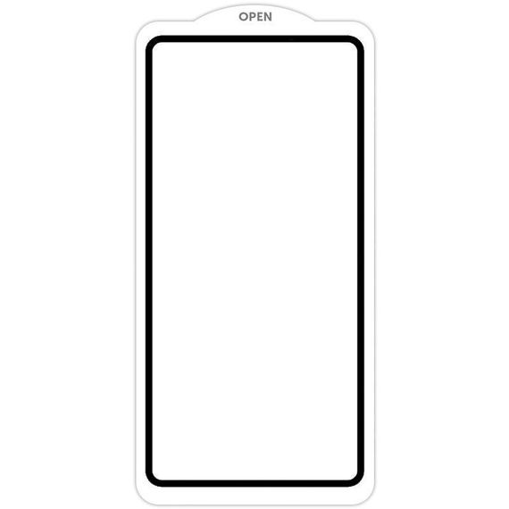 Захисне скло SKLO 5D (тех.пак) для Oppo A6 Pro 4G/5G Чорний / Біла підкладка
