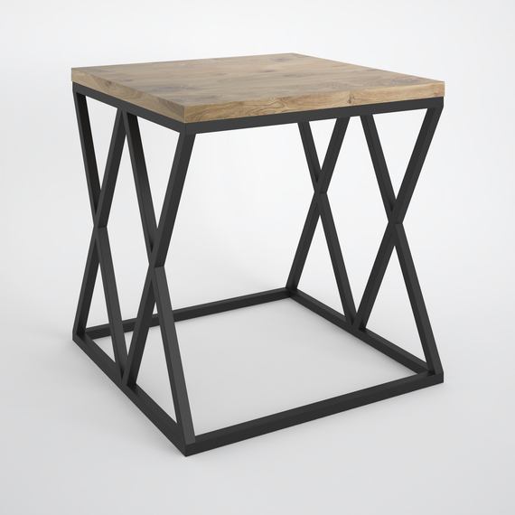 Подстолье каркас для журнального стола из металла 550×550mm, H=550mm | Зображення 4