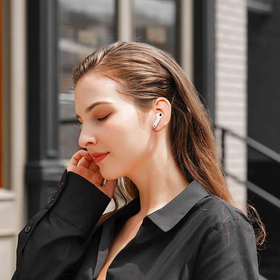 Бездротові навушники HOCO EW64 True wireless stereo headset White | Зображення 5