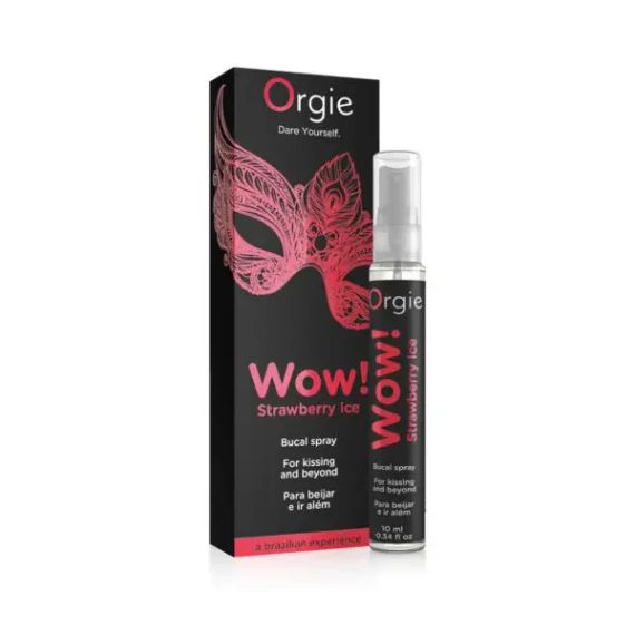 Спрей для орального секса "WOW", STRAWBERRY ICE 10мл Orgie sexstyle