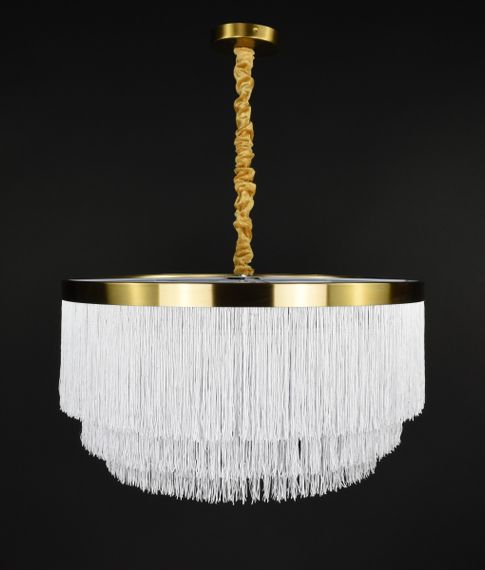 Люстра підвісна на 4 лампочки 27867 Латунь 40-70х60х60 см.