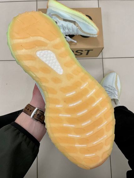 Кросівки Adidas Yeesy Boost 350 V2 (blue / green) | Зображення 3