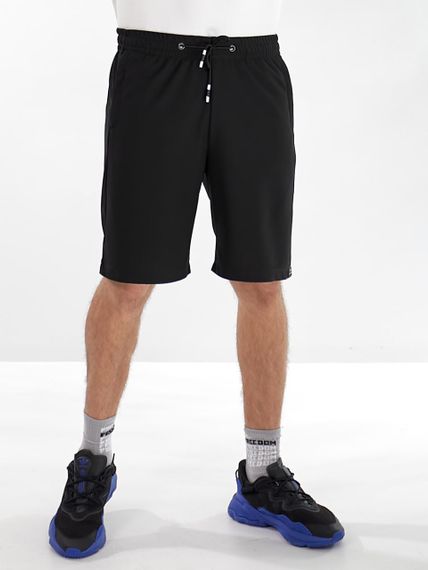 Мужские классические шорты с карманами на молнии больших размеров и батал DE1107 цвет черный, размер 60 | Зображення 3