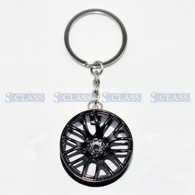 Брелок диск колесный чёрный , Турция, WHEEL-BLACK,