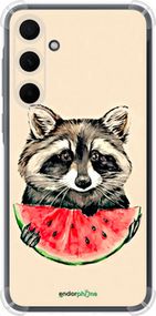 Чохол на Samsung Galaxy A35 Єнотик з кавуном "4605sp-3499-2448"