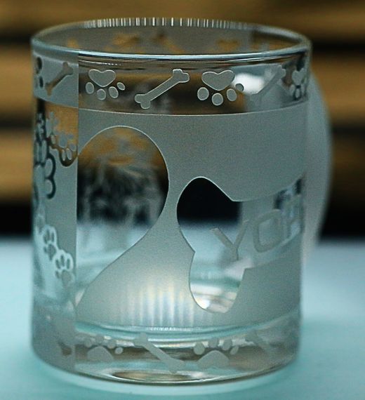 Скляна чашка кружка 320 мл  з гравіюванням Йорк подарунок для власника собаки або поціновувача породи | Зображення 3