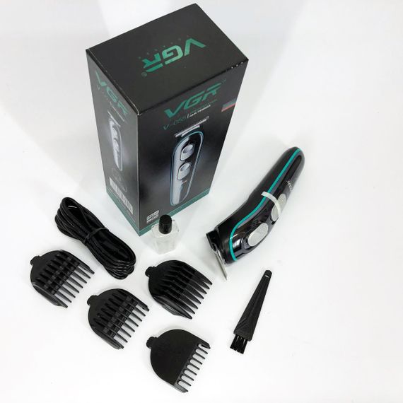 Машинка для стрижки волосся з мотором VGR V-055, Чоловічий тример для окантовки Тример скронь JH-95 | Зображення 9