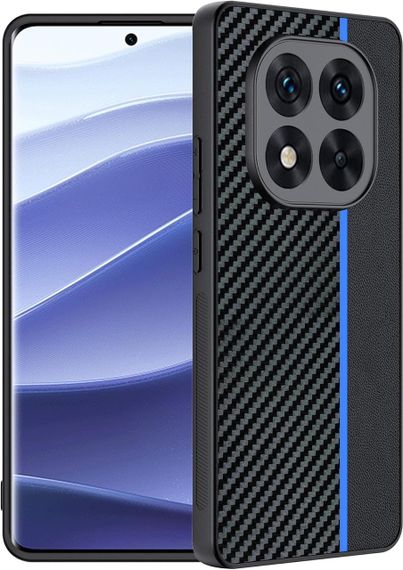 Гибкий чехол Effcotuo из углеродного волокна для Xiaomi Redmi Note 14 Pro 5G, черный | Зображення 5