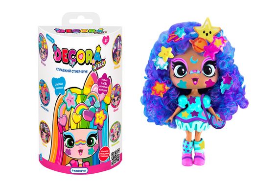 Ігровий набір з лялькою D1000 Різнокольоровий сюрприз,в асортименті,в дисплеї DECORA