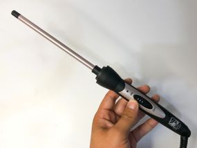 Тонкая мелкая плойка для афро кудрей Promotec 1236 афро кудри конусной плойкой афрокудри
