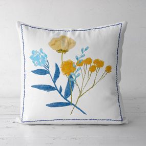 Подушка декоративная Soft Нежная композиция 45x45 см (45PST_23M028)