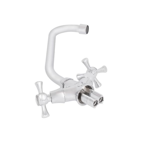 Змішувач для кухні Lidz Lamb 271F двохвентильний LDLAM271FCRM21889 Chrome | Зображення 4