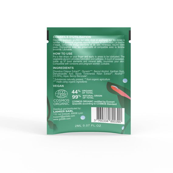 Пробник лубриканта Goliate Gel Lubrifiant Intime 2 мл | Зображення 1