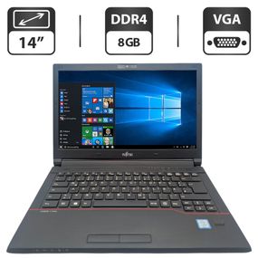 Ноутбук Fujitsu LifeBook E546 / 14" (1366x768) TN / Intel Core i5-6200U (2 (4) ядра по 2.3 - 2.8 GHz) / 8 GB DDR4 / 500 GB HDD / Intel HD Graphics 520 / WebCam б/в
