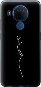 Чехол на Nokia 5.4 Силуэт1 "4590u-2279-17620"