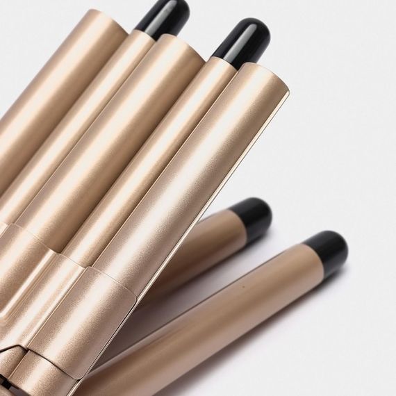 Плойка для завивки волос пять волн  Geemy GM-2933, 65Вт / Керамические щипцы для укладки волос с регулятором | Зображення 5