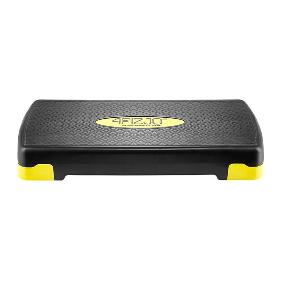 Степ-платформа 3-ступінчаста 4FIZJO Black/Yellow 4FJ0149 (P-5907739311436) | Зображення 1