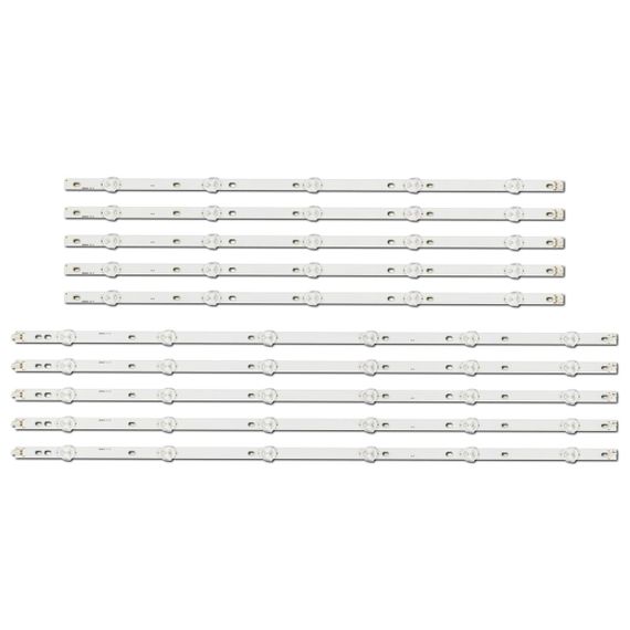 LED підсвітка TV 58"  58PUS7805, 58PUS7805/62, PT580F2-PU1L.Q 10 планок