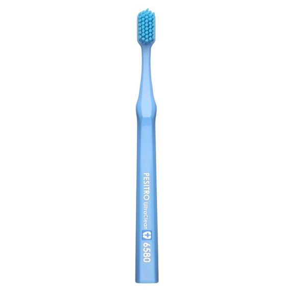 Зубна щітка Pesitro 6580 Ultra Soft світло-синя з блакитним (м’яка із серії Premium)