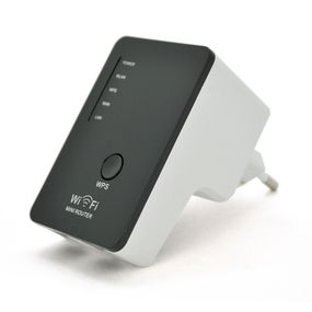 Усилитель WiFi сигнала со встроенной антенной LV-WR02В, питание 220V, 300Mbps