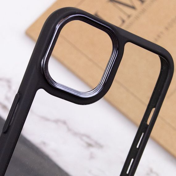 Чехол TPU+PC Lyon Case для Apple iPhone 14 (6.1") Black | Зображення 5