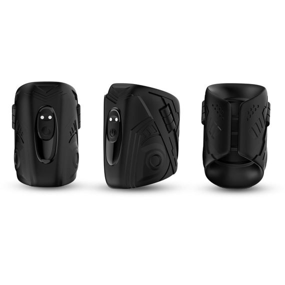 Насадка на пеніс Mechwarrior Black, 9 vibration functions sexstyle | Зображення 7