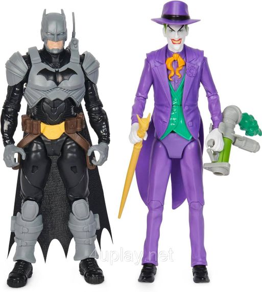 Оригинал DC Comics Batman Adventures Batman vs The Joker Набор 30см фигур Бэтмен против Джокера с аксессуарами | Зображення 2