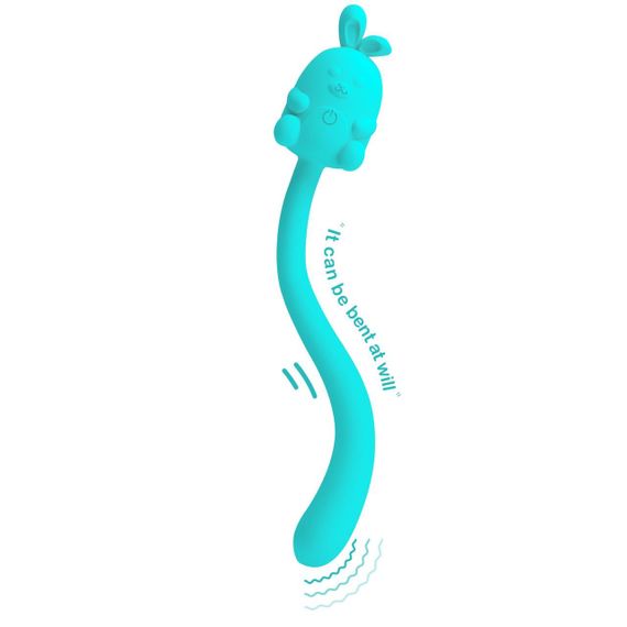 Вибратор CUTE BUNNY, Flirting Stick, 7 vibration functions, Magnetic USB charging Sex Aura | Зображення 2
