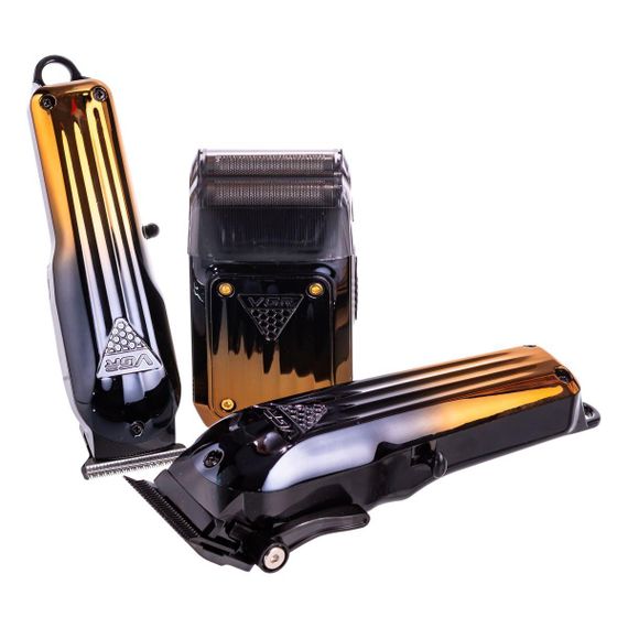 Набор для стрижки аккумуляторная машинка, триммер и шейвер VGR V-644 | Зображення 6