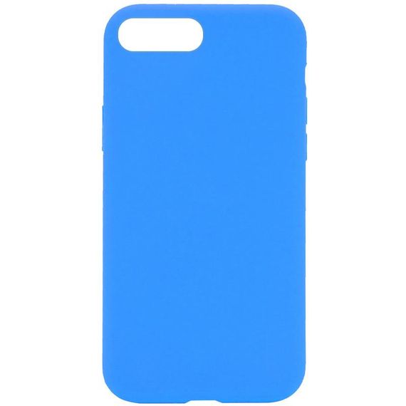 Чехол Silicone Case Full Protective (AA) NO LOGO для Apple iPhone 7 plus / 8 plus (5.5") Голубой / Blue