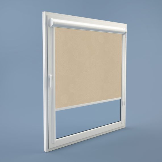 Рулонная штора Rolets Арабеска 2-1839-875 87.5x170 см закрытого типа Латте