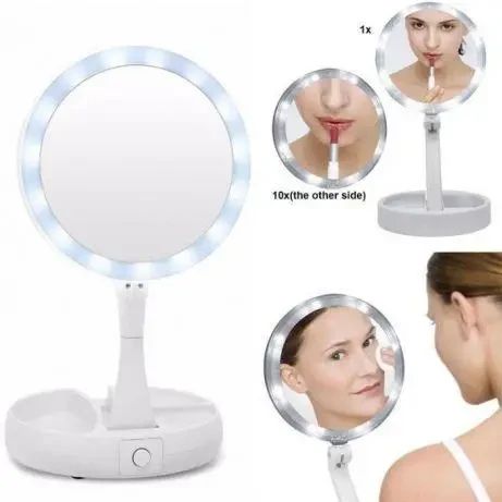 Дзеркало для макіяжу з LED підсвічуванням My Foldaway Mirror | Зображення 4