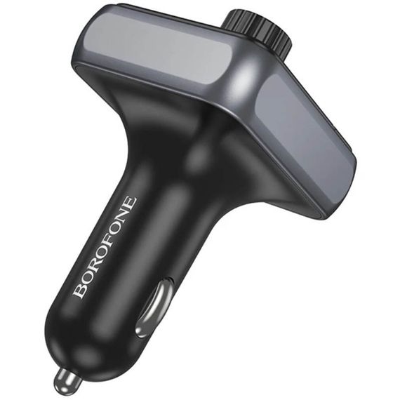 АЗУ FM модулятор Borofone BC50 Ascenso PD20W+QC3.0 total 38W (2USB-A/1C) Black | Зображення 3