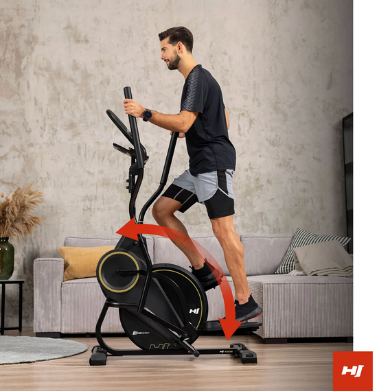 Орбитрек магнитный Hop-Sport HS-450B Dynamic черно-золотистый | Зображення 6