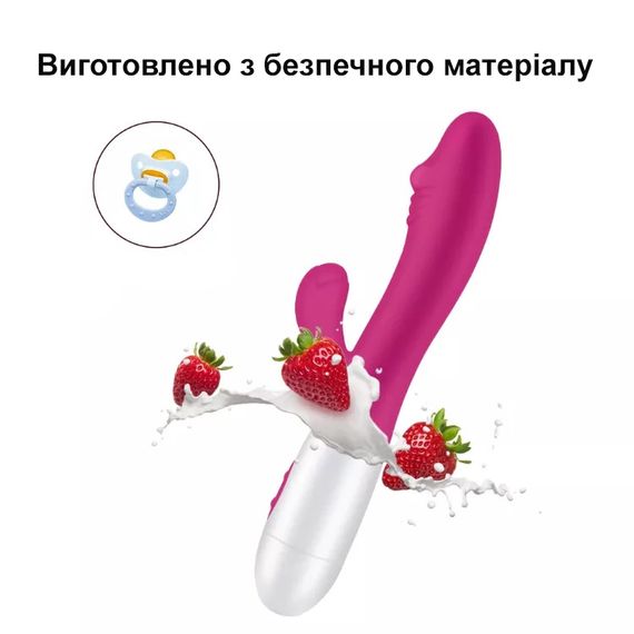 Вібратор-кролик для подвійної стимуляції (червоний, USB) | Зображення 5