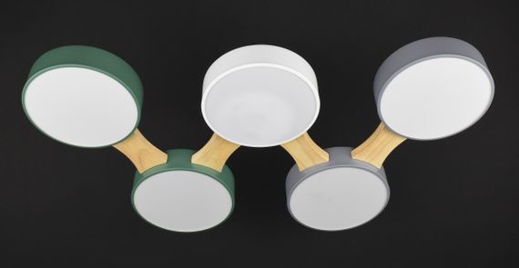 Люстра світлодіодна стельова LED світильник для квартири на стелю лед 27782 Білий 5х46х80 см.