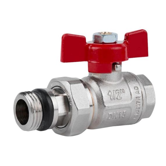 Кран кульовий "Американка" Icma 1/2" з антипротічкою прямий No348