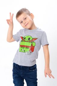 Футболка для хлопчика Носи своє 122 Сірий (p-3471-154211)