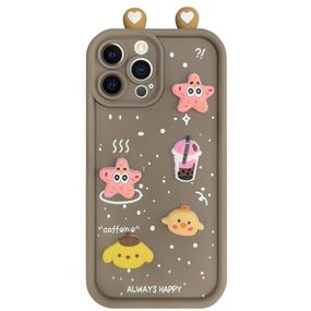 Чохол TPU Toys Case with Ears для Apple iPhone 14 Pro (6.1") Brown