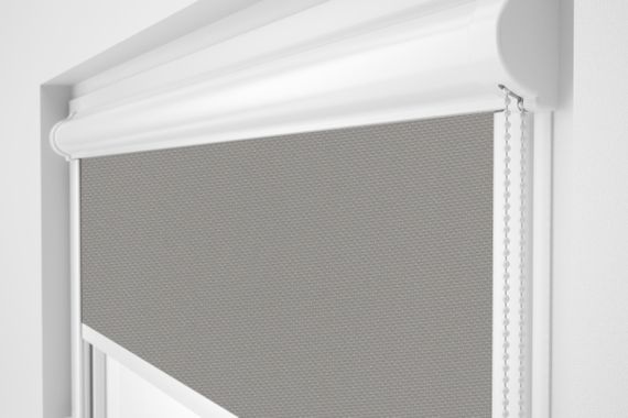 Рулонная штора Rolets Роял 2-816-825 82.5x170 см закрытого типа Серая | Зображення 1