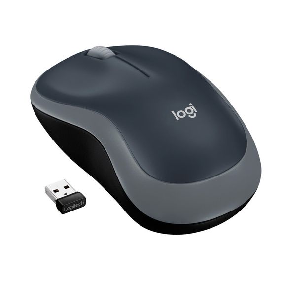 Миша Logitech Wireless Mouse M185 Swift Grey