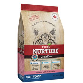 Сухий корм із лососем для котів будь-якого віку Pure Nurture Cat GF Salmon, 8 кг