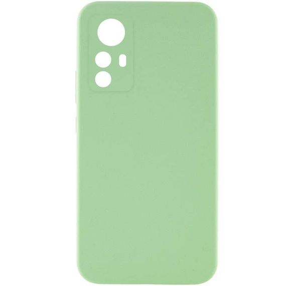 Чехол TPU GETMAN Liquid Silk Full Camera для Xiaomi Redmi Note 12S Зеленый / Pistachio